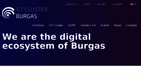 What Ictc-burgas.org website looked like in 2018 (7 years ago)