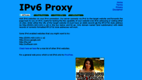 What Ipv6proxy.net website looked like in 2018 (6 years ago)