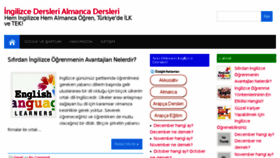 What Ingilizcealmanca.com website looked like in 2018 (6 years ago)