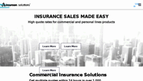 What Insureonsolutions.com website looked like in 2018 (6 years ago)