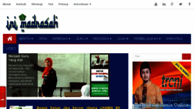 What Inimadrasah.com website looked like in 2018 (6 years ago)