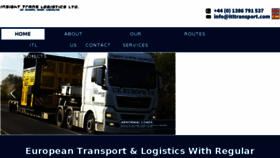 What Itltransport.com website looked like in 2018 (6 years ago)