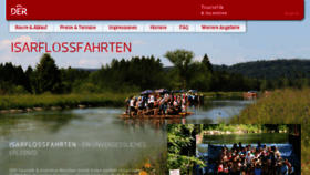 What Isarflossfahrten.biz website looked like in 2018 (6 years ago)
