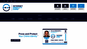 What Internetidentitycard.com website looked like in 2018 (6 years ago)