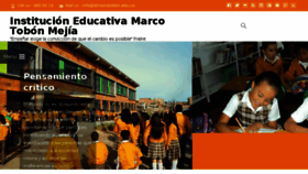 What Iemarcotobon.edu.co website looked like in 2018 (6 years ago)