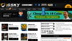What Igsky.com website looked like in 2018 (6 years ago)