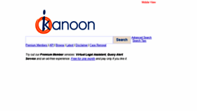 What Indiankanoon.org website looked like in 2018 (6 years ago)
