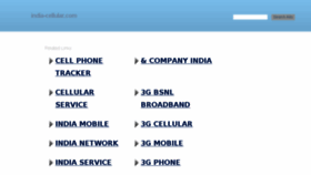 What India-cellular.com website looked like in 2018 (6 years ago)