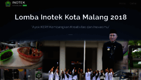 What Inotek.malangkota.go.id website looked like in 2018 (6 years ago)