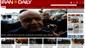 What Iran-daily.com website looked like in 2018 (6 years ago)