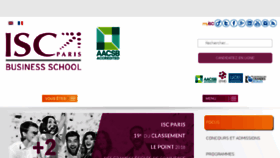 What Iscparis.com website looked like in 2018 (6 years ago)