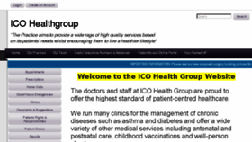What Icohealth.com website looked like in 2018 (6 years ago)