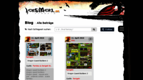 What Icksmehl.de website looked like in 2018 (6 years ago)