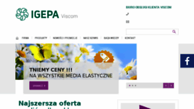 What Igepa-viscom.pl website looked like in 2018 (6 years ago)