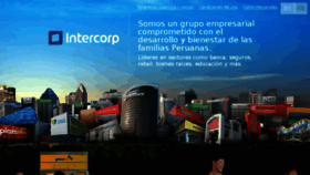 What Intercorp.com.pe website looked like in 2018 (6 years ago)