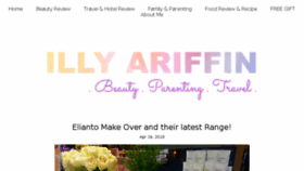 What Illyariffin.com website looked like in 2018 (6 years ago)