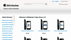 What Imunlocker.com website looked like in 2018 (6 years ago)