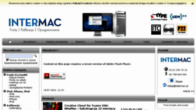 What Intermac.pl website looked like in 2018 (6 years ago)