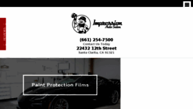 What Impressionautosalon.com website looked like in 2018 (6 years ago)