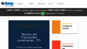 What Ibrep.com.br website looked like in 2018 (6 years ago)