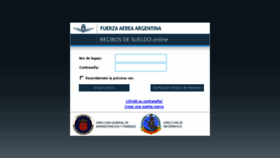 What Infosueldos.faa.mil.ar website looked like in 2018 (6 years ago)