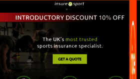 What Insure4sport.co.uk website looked like in 2018 (6 years ago)