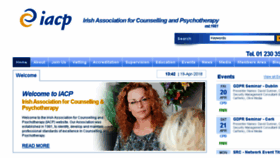 What Iacp.ie website looked like in 2018 (6 years ago)