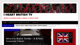 What Iheartbritishtv.com website looked like in 2018 (6 years ago)