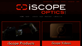 What Iscope.com website looked like in 2018 (6 years ago)