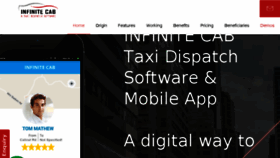 What Infinitecab.com website looked like in 2018 (6 years ago)