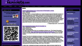 What Ifeminists.com website looked like in 2018 (6 years ago)