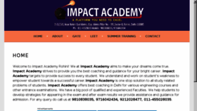 What Impactacademy.co.in website looked like in 2018 (7 years ago)