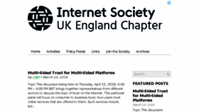 What Internetsociety.org.uk website looked like in 2018 (6 years ago)