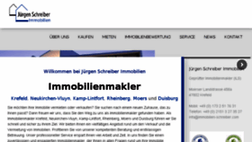 What Immobilien-schreiber.com website looked like in 2018 (6 years ago)