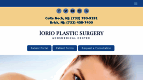 What Iorioplasticsurgery.com website looked like in 2018 (6 years ago)