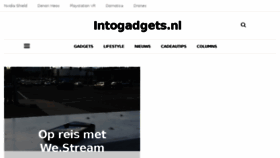 What Intogadgets.nl website looked like in 2018 (6 years ago)