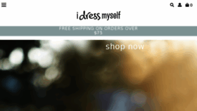 What Idressmyself.com website looked like in 2018 (6 years ago)