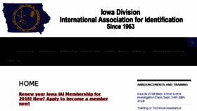 What Iowaiai.org website looked like in 2018 (6 years ago)