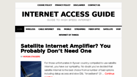 What Internet-access-guide.com website looked like in 2018 (6 years ago)