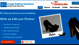 What Imageeditingsolutions.com website looked like in 2018 (6 years ago)