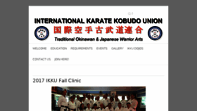 What Ikku.org website looked like in 2018 (6 years ago)