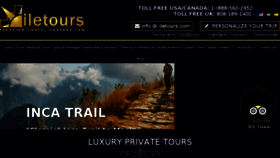 What Iletours.com website looked like in 2018 (6 years ago)
