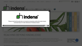 What Indena.com website looked like in 2018 (6 years ago)