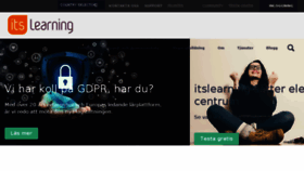 What Itslearning.se website looked like in 2018 (6 years ago)