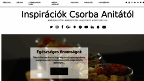 What Inspiraciok.hu website looked like in 2018 (6 years ago)