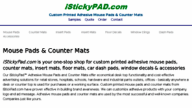 What Istickypad.com website looked like in 2018 (6 years ago)