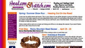 What I-bead.com website looked like in 2018 (7 years ago)