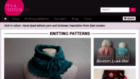 What Itsastitchup.co.uk website looked like in 2018 (6 years ago)