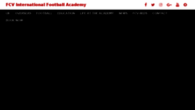 What Internationalfootball.academy website looked like in 2018 (6 years ago)