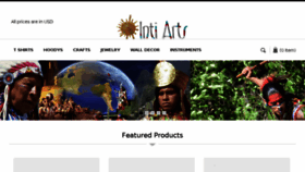 What Intiarts.com website looked like in 2018 (5 years ago)